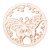 deCoin Ornament Butterfly Roségold 