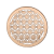 deCoin Ornament Blume des Lebens - rosé