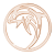 deCoins Inlay Delphin Rosé 