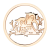 deCoins Inlay Eulen Rosé 