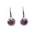 Crystal Earring purple