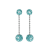 Glamour Earring aqua blue