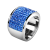 Ring Crystal Sapphire / Farbe des Himmels 