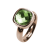 Ring Facettes Peridot Rosé