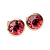 Ohrringe Crystal Siam Rosé