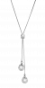 Y-Collier Crystal weiß 81 cm