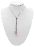 Y-Collier Crystal Peach 71 cm