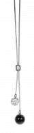 Y-Collier Crystal Onyx 81 cm
