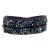 Velvet Rock Armband blau