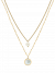 Collier Lebe Liebe Lache gold
