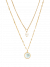 Collier Lebe Liebe Lache gold