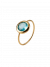 Ring Carmen Blue/Gold