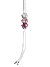 Set Glitzer Beads Fuchsia