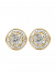 Ohrringe Megan Crystal Gold