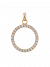 Anhänger Orbit white/gold