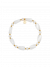 Armband Dolly white/gold