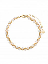 Armband Coco white/gold