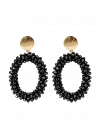 Ohrringe Sally black/gold
