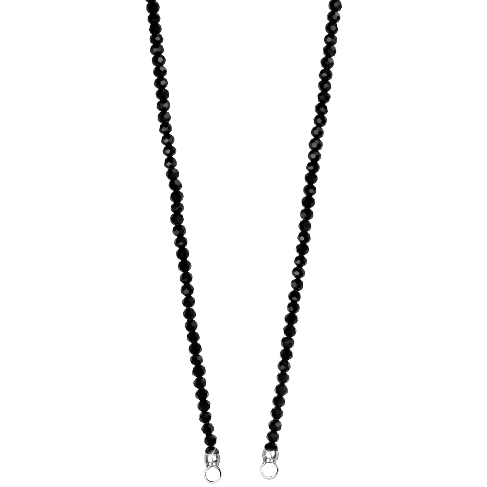 Crystal Kette schwarz